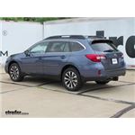 Trailer Hitch Installation - 2017 Subaru Outback Wagon - Curt