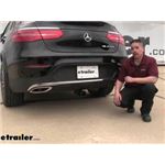 Curt Trailer Hitch Receiver Installation - 2018 Mercedes-Benz GLC-Class