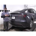 Draw-Tite Max-Frame Trailer Hitch Installation - 2021 Tesla Model Y