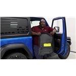 Test Fitting the WeatherTech Front Auto Floor Mats in a 2025 Jeep Wrangler