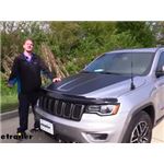Weather Tech Easy-On Stone and Bug Shield Deflector Installation - 2020 Jeep Grand Cherokee