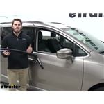 WeatherTech Front Side Window Air Deflectors Installation - 2018 Chrysler Pacifica