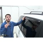 WeatherTech Side Window Air Deflectors Installation - 2019 Dodge Grand Caravan WT71476