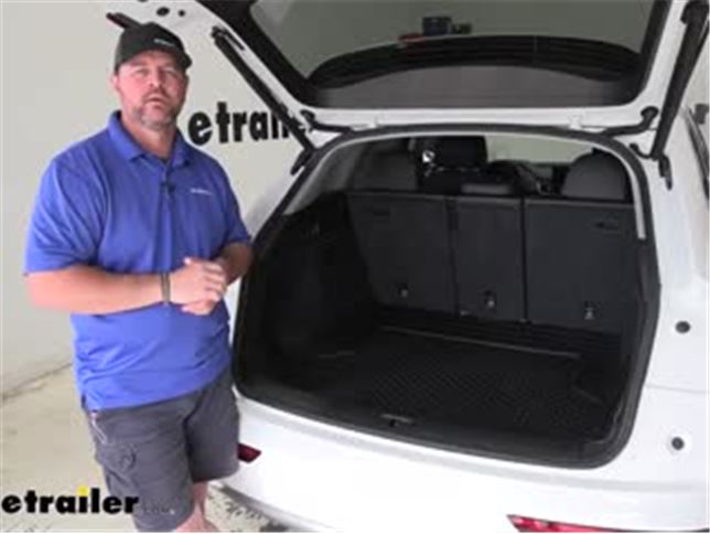 Black FWD WeatherTech Cargo Liner Trunk Mat for Audi A3/S3 Sedan - 2015-2018