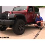 Westin PRO TRAXX Oval Nerf Bars Installation - 2014 Jeep Wrangler