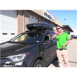 Play video Install: Yakima CBX Solar Rooftop Cargo Box on a 2017 Toyota RAV4