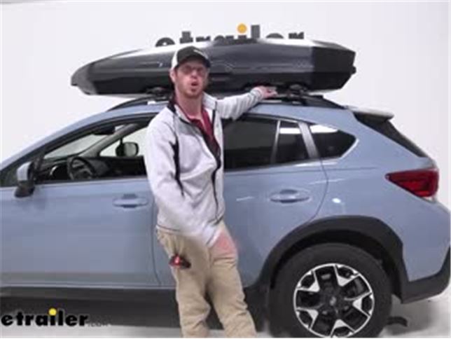 Beginner s Guide to Installing the Yakima CBX Solar Rooftop Cargo Box on a 2020 Subaru Crosstrek Video etrailer