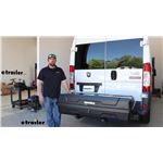 Yakima EXO SwingBase with GearLocker Enclosed Cargo Carrier Review - 2014 Ram ProMaster 2500