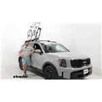 Play video 2024 Kia Telluride Yakima HighRoad Roof Bike Rack: Complete Installation