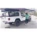 How the Yakima OverNOut 180 Awning Fits on a 2023 Jeep Gladiator