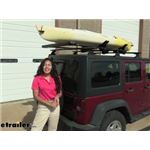 Yakima ShowBoat 66 Roof Mounted Kayak Carriers Slide-Out Load Assist Roller Review