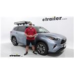 Play video Set up: Yakima SkinnyWarrior Roof Rack Cargo Basket on a 2023 Toyota Highlander