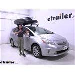 Yakima SkyBox 21 Rooftop Cargo Box Review - 2014 Toyota Prius v