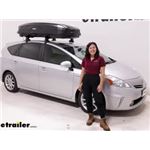 Yakima SkyBox NX 18 Rooftop Cargo Box Review - 2014 Toyota Prius v