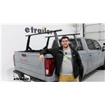 Yakima OverHaul HD Adjustable Truck Bed Ladder Rack Installation - 2024 GMC Sierra 1500 Y01151-5855