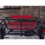 Yakima EasyRider Utility Trailer SpareTire Carrier Kit Manufacturer Product Tour
