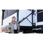 A Closer Look at the MORryde Safe-T-Rail Telescoping RV Hand Rail on a 2025 Brinkley Model Z Fifth W
