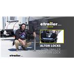 A Closer Look at the Altor Locks ICON Trailer Coupler Lock for Flat Lip 2-5/16" Ball Coupler