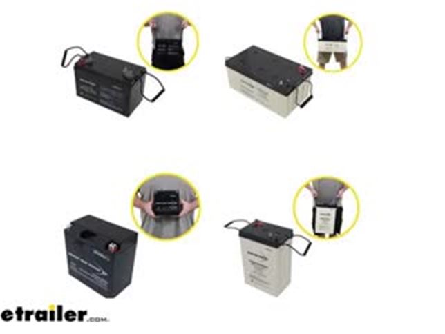 Bright Way Deep Cycle RV or Marine Battery - AGM - 12V - 110
