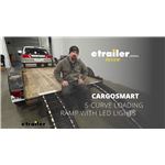 CargoSmart S-Curve Loading Ramp with LED Lights Low-Down