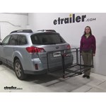 Play video How Does the 23x47 Carpod Walled Cargo Carrier for 2" Hitches Fit on a 2014 Subaru Outback Wagon?