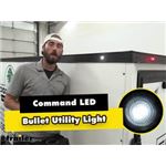 Command LED Bullet Utility Light with Grommet Installation