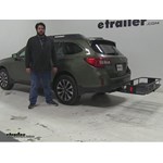 Curt  Hitch Cargo Carrier Review - 2015 Subaru Outback Wagon