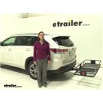 Curt  Hitch Cargo Carrier Review - 2015 Toyota Highlander