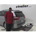 Curt  Hitch Cargo Carrier Review - 2015 Toyota Sienna