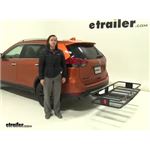 Play video Fit Test: 24x60 Curt Cargo Carrier for 2" Hitches on a 2017 Nissan Rogue