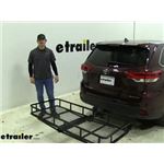 Play video How Does the 24x60 etrailer Cargo Carrier for 2" Hitches Fit on a 2019 Toyota Highlander?