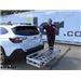 etrailer Hitch Cargo Carrier Review - 2021 Subaru Outback Wagon e98991
