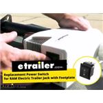 RAM Electric Trailer Jack with Footplate Replacement Power Switch Review