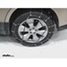 Glacier Cable Snow Tire Chains Review - 2010 Subaru Outback Wagon