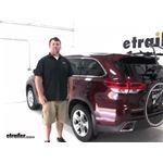 Play video Hollywood Racks Over-the-Top Trunk Bike Racks Review - 2018 toyota highlander
