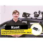 Kuat Grip Ski and Snowboard Carriers T-Channel Mount Kit Review