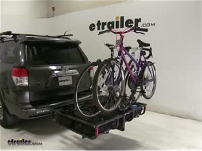 attaching bike rack to cargo carrier