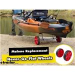 Malone Kayak Carts Never-Go-Flat Wheels Review