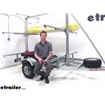 Malone MegaSport Kayak Trailer Plastic Storage Trunk Review