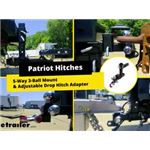 Patriot Hitches The Captain 5-Way 3-Ball Mount - 2 Hitches