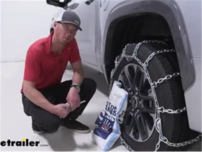 pewag Pick Up Truck Tire Chains- Made in USA, 7mm Square Link for Better  Traction and Extended Life in the Exterior Car Accessories department at