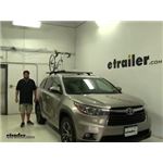 Rhino Rack MountainTrail Roof Bike Racks Review - 2016 Toyota Highlander