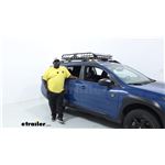 Play video A Closer Look a the Rhino-Rack Roof Mounted Cargo Basket on a 2024 Subaru Outback Wagon