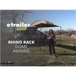 Rhino-Rack Roof Rack Mount Dome 1300 Awning Review