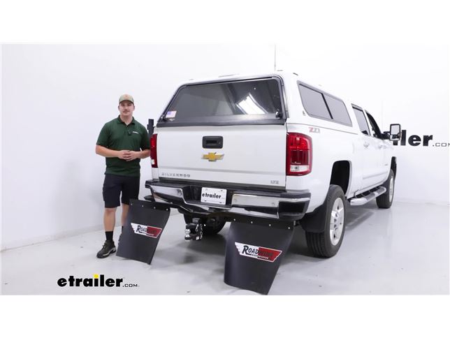 RoadMaster RoadWing Removable Mud Flap System for Full Size Trucks 77 Wide Roadmaster Mud Flaps RM 4400