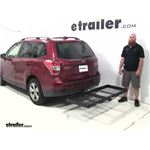 Stromberg Carlson  Hitch Cargo Carrier Review - 2016 Subaru Forester