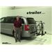 Thule Doubletrack Hitch Bike Racks Review - 2016 Chrysler Town and Country
