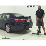 Play video Fit Test: Thule Hitching Post Pro Bike Rack for 4 Bikes with 2013 Honda Accord