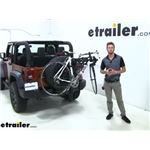 Play video Fit Test: Thule Hitching Post Pro Bike Rack for 4 Bikes with 2014 Jeep Wrangler