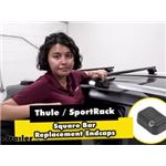 Thule SquareBar Roof Rack Endcaps Review